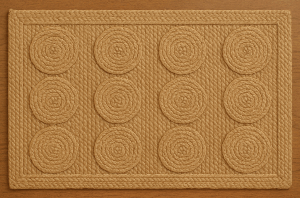 Natural fiber rugs
