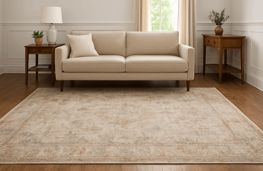 Distressed rugs