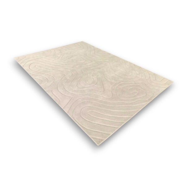 Custom Tufted Beige Rugs - Image 4