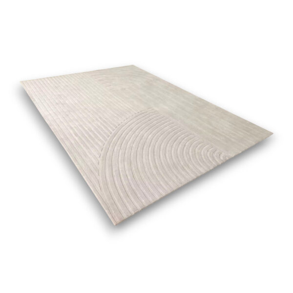 Custom Tufted Beige Rugs - Image 3