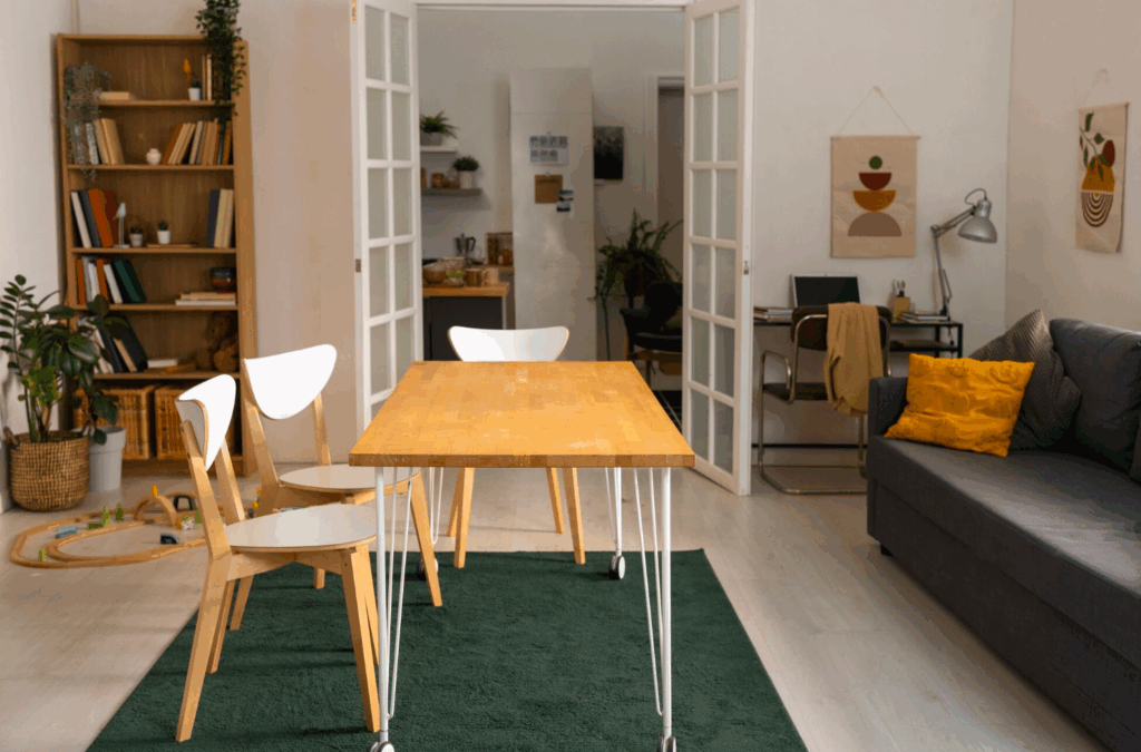 What Is the Best Size Rug for Under a Dining Room Table?